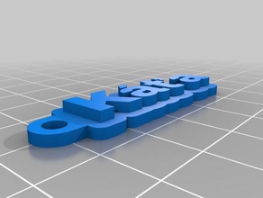 kata llaveros personalizado 3d print model - Mito3D