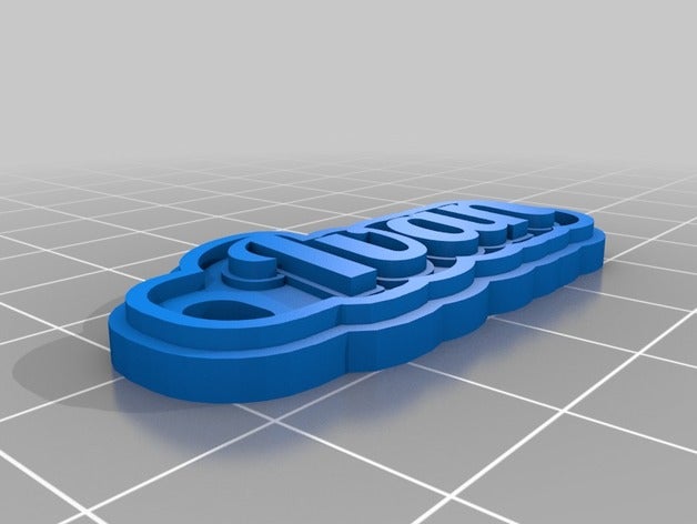 ivan i portachiavi personalizzato 3D print model - Mito3D