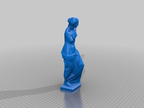 low-poly venus milo statue sculptures blender lopoly lowpoly lowpolygon low poly lo vaporwave 3d print model - Mito3D