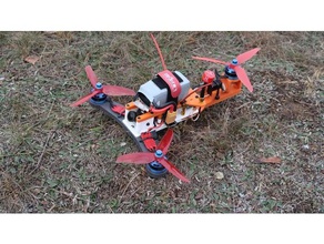 tricopter fpv drone ufezela rc des véhicules minitricopter mini 3d print model - Mito3D