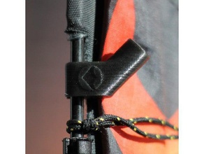 stunt kite spar fitting 4mm hobby spare part stuntkite 3d print model - Mito3D