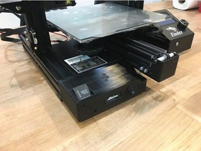 ender 3 frente caixa de cartão sd interruptor luz 3d a impressora os acessórios A impressão creality 3d print model - Mito3D