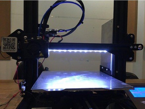 led light bar ender 3 3d printer accessories creality 3d print model - Mito3D