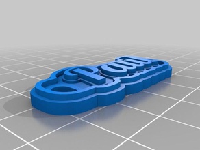 paul Schlüsselanhänger angepasst 3d print model - Mito3D