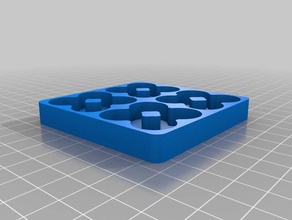 cr123a battery tray organization customized 3d print model - Mito3D