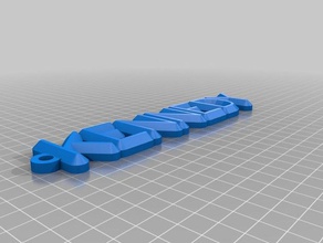 kennedy name keychain - Organisation angepasst 3d print model - Mito3D