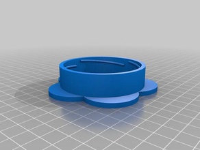 Deckel Gewinde-Glas Container cup 3d print model - Mito3D