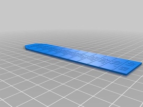 primera capa de medición altura 3d la impresión pruebas 3d print model - Mito3D