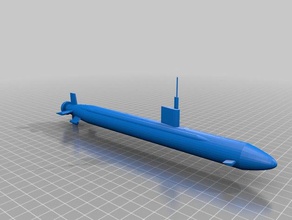 submarinestl 3d l'impression 3d print model - Mito3D