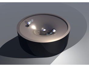 Zeit, Raum gavity gut interactive Kunst blackhole Schwerkraft Büro Spielzeug Physik Wissenschaft Skulptur vortex 3d print model - Mito3D