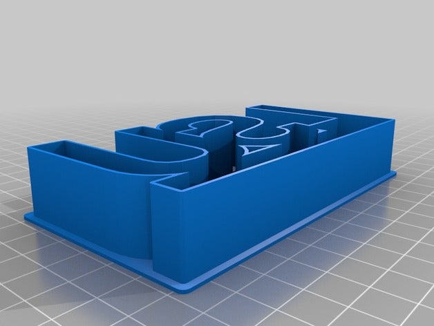 lsu cookie cutter kitchen dining customized 3D print model - Mito3D