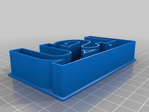 lsu cookie cutter kitchen dining customized 3d print model - Mito3D