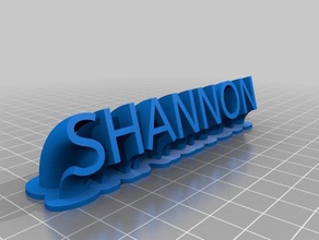 shannon office customized 3d print model - Mito3D
