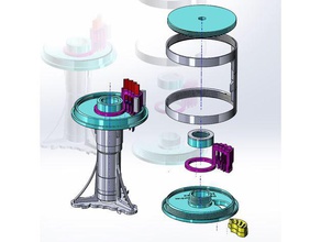 codelockboxlamp mechanisch ist - Spielzeug Taschenlampe puzzle 3d print model - Mito3D