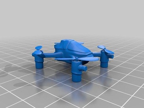 drone hubsan 3d yazıcılar 3d print model - Mito3D