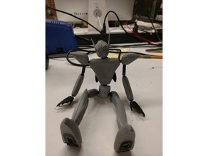 modüler aksiyon figürü model robotlar çift ekstruzyon baskı yer 3d print model - Mito3D