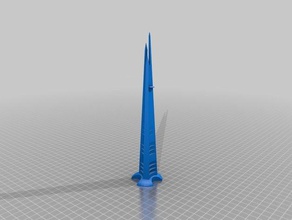 kingdom tower buildings structures skyscraper 3d print model - Mito3D