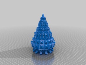 il remix di albero natale arredamento 3d print model - Mito3D