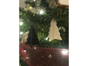 christmas tree ornament hook cards decor holiday holidays decoration 3d print model - Mito3D
