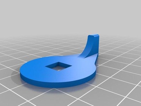 moai door lock cam 3d printer parts 3d print model - Mito3D