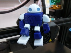 maker faire robot- multi dual extrusion version toys & games children cute movie robot robotics toy 3d print model - Mito3D