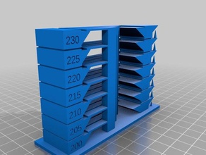 personalizzato pla temptower remix 3d la stampa i test su misura il di temperatura 3d print model - Mito3D