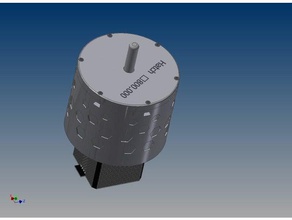 planetario gearfor nema17 motor paso a 3d impresión 3d print model - Mito3D