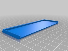 multibase 120x40mm games 9th age movement tray tabletop warhammer 3d print model - Mito3D