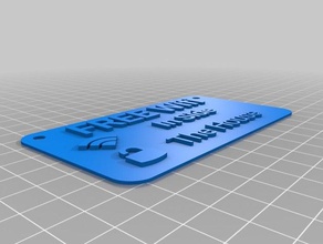 free wi-fi Zeichen Dekor angepasst 3d print model - Mito3D