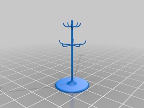stand household hanger jewelry 3d print model - Mito3D