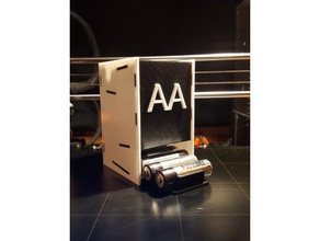 batteria aa dispenser stile ikea casa 3d print model - Mito3D