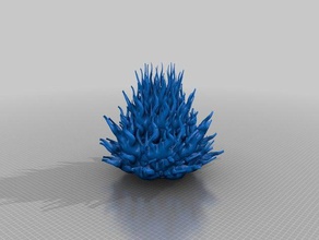 fire power flower sculptures 3d print model - Mito3D
