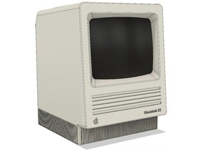 macintosh se sahne apple bilgisayar 3d print model - Mito3D