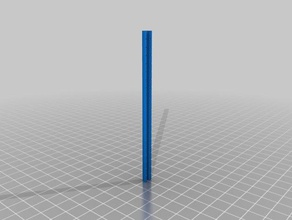 100mm calibration stick 3d printing tests calibrate extruder extrusion flow flowrate mmstep mmsteps multiplier precision stepsmm 3d print model - Mito3D