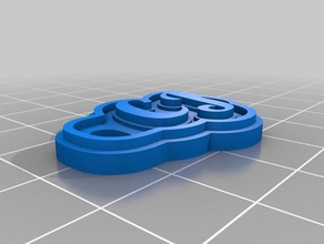 cj Schlüsselanhänger angepasst 3d print model - Mito3D