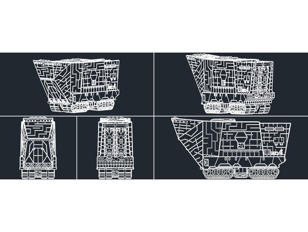 jawa sandcrawler hobby 3D print model - Mito3D