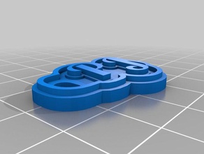 pj Anahtarlık özelleştirilmiş 3d print model - Mito3D