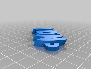 monici-keyring organizzazione personalizzato 3d print model - Mito3D