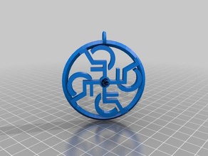 gruesse die fuesse pendant wheelchair walking glass fashion 3d print model - Mito3D