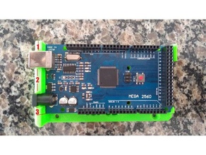 arduino mega 2560 ramps holder quick release 3d printing 3d print model - Mito3D