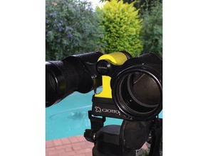 binocular stand clip camera astronomy-binoculars binoculars mount adapter 3d print model - Mito3D