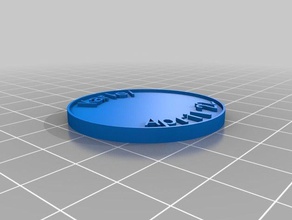 k3 coins badges customized 3d print model - Mito3D