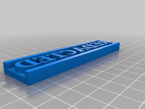 redacted stamp other 3d print model - Mito3D