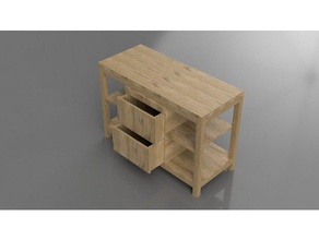 etablis de modèle meubles 3d print model - Mito3D