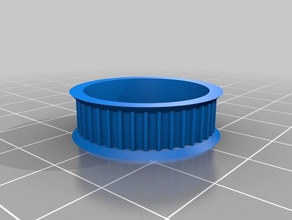 pulley gt2 40t d22mm 608 bearing 3d printer parts customized 3d print model - Mito3D