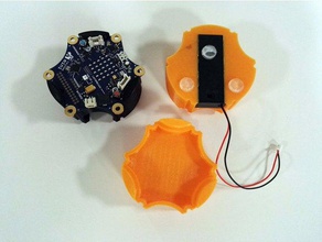 geh&aumluse f&uumlr calliope mini mit batterieeinschub l'électronique 3d print model - Mito3D