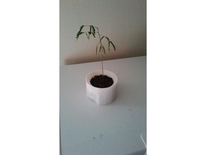 piston planter outdoor garden container plant pot tool holder 3d print model - Mito3D