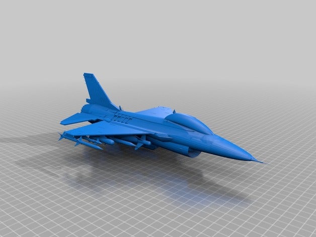 jet uçağı 3d baskı 3D print model - Mito3D