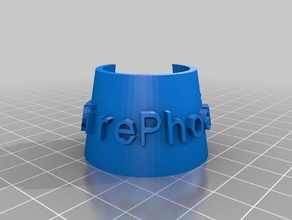 my customized customizer-enabled bottle name tag generator food drink 3d print model - Mito3D