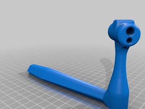 filamento del tubo di guida, 45&deg 3d la stampante accessori personalizzato 3d print model - Mito3D